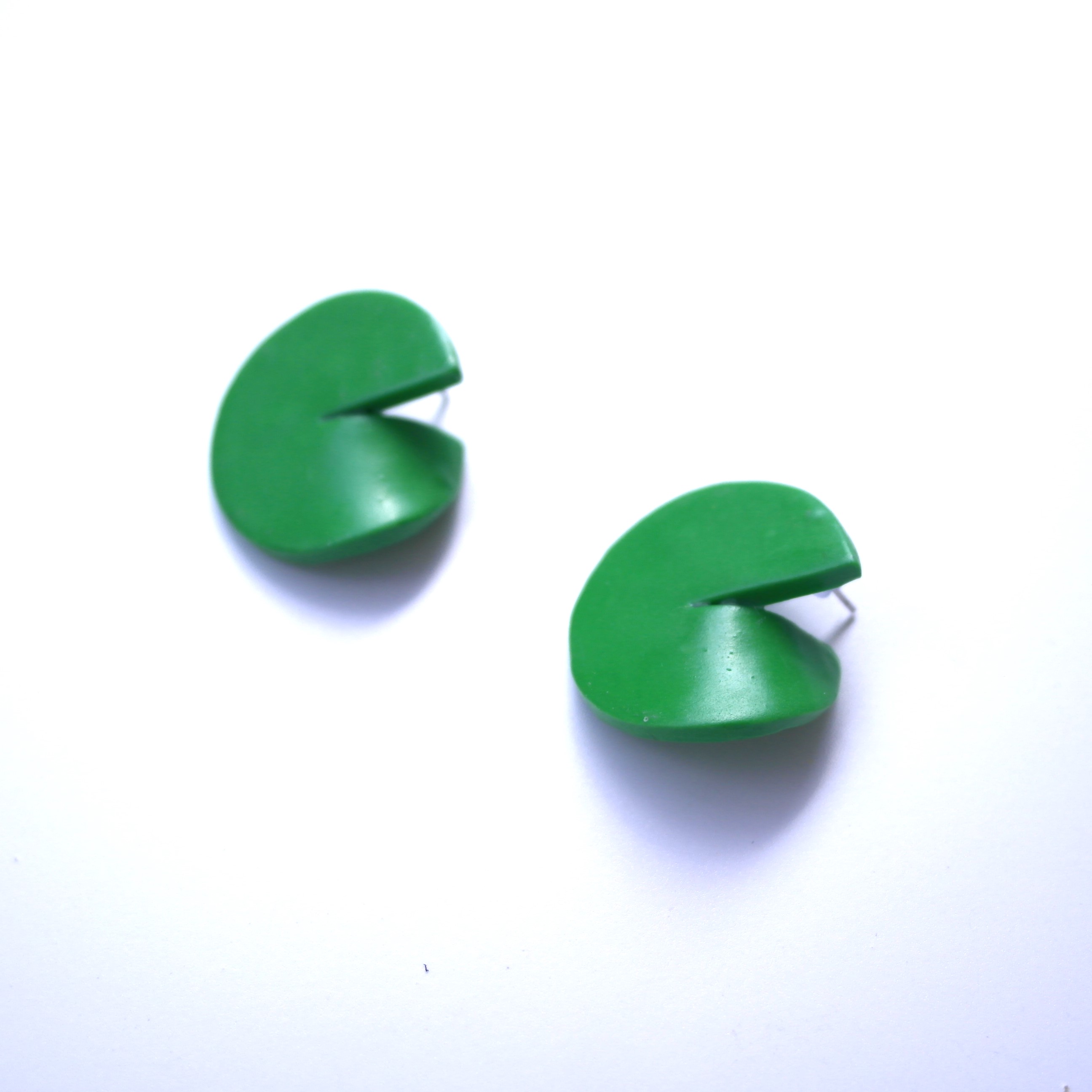 Pac Man Σκουλαρίκια Πράσινα