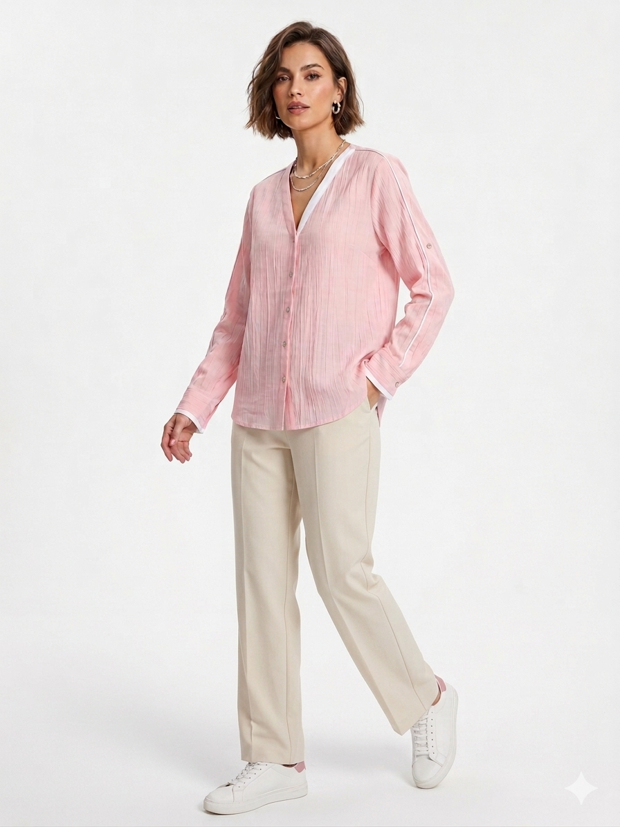 Πουκάμισο Ροζ 