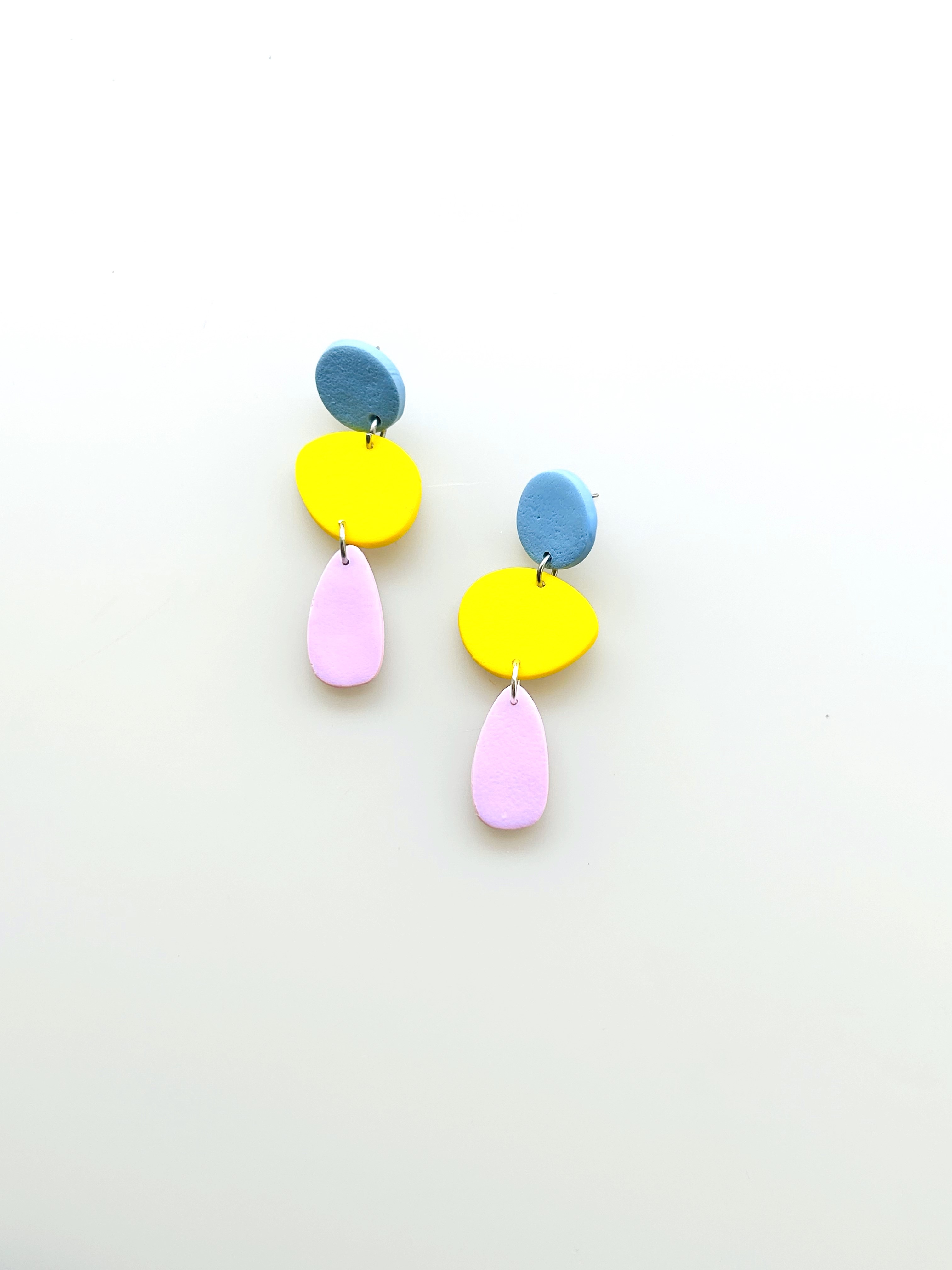 Votsalakia clay earrings Blue