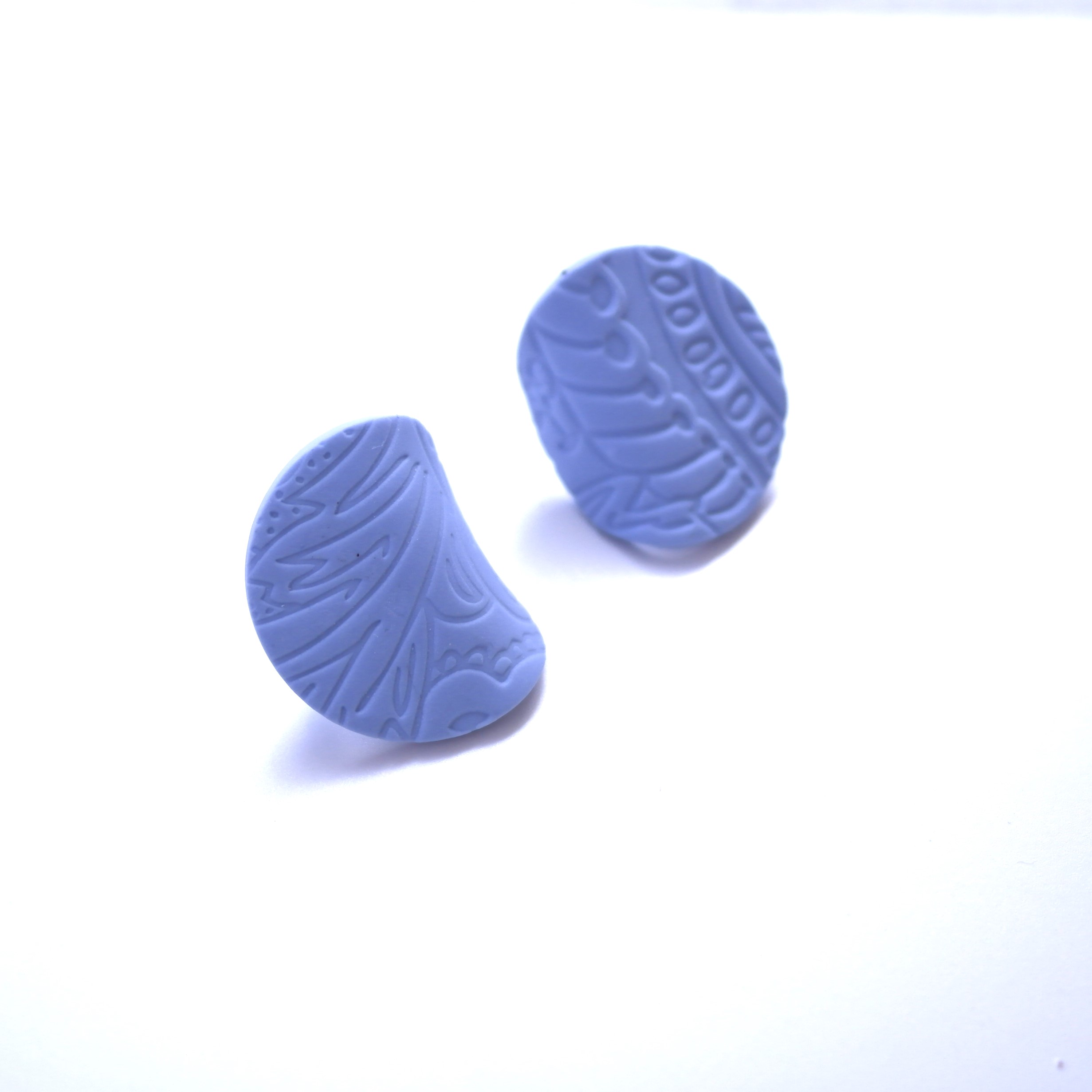 Livia Clay Earring Γαλάζιο