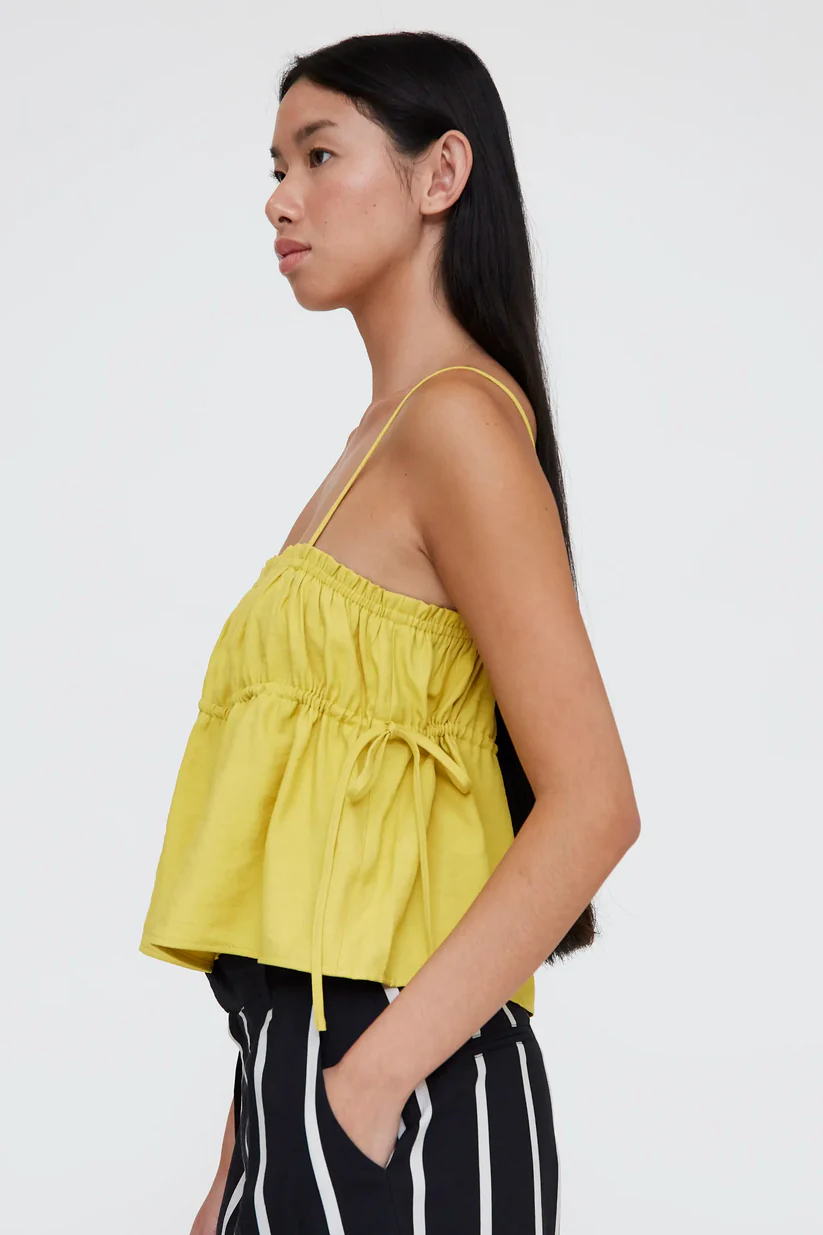 Κίτρινο Τιραντέ Τοπ