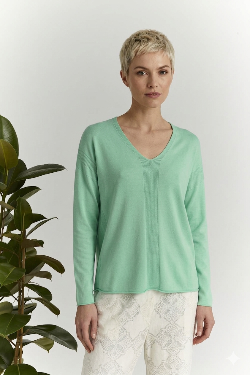 Πουλόβερ με λαιμόκοψη V Βεραμάν 