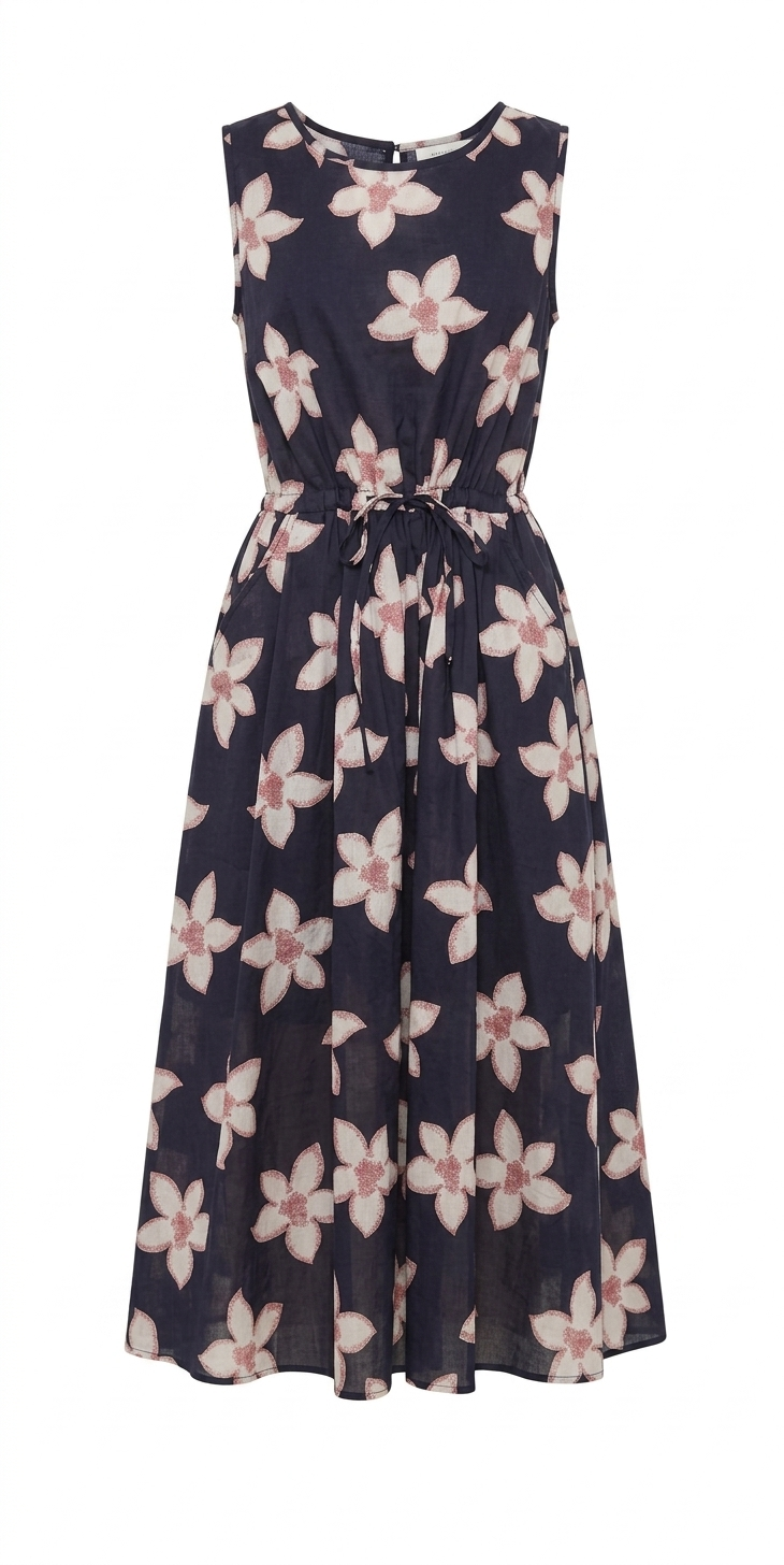 Floral φόρεμα midi