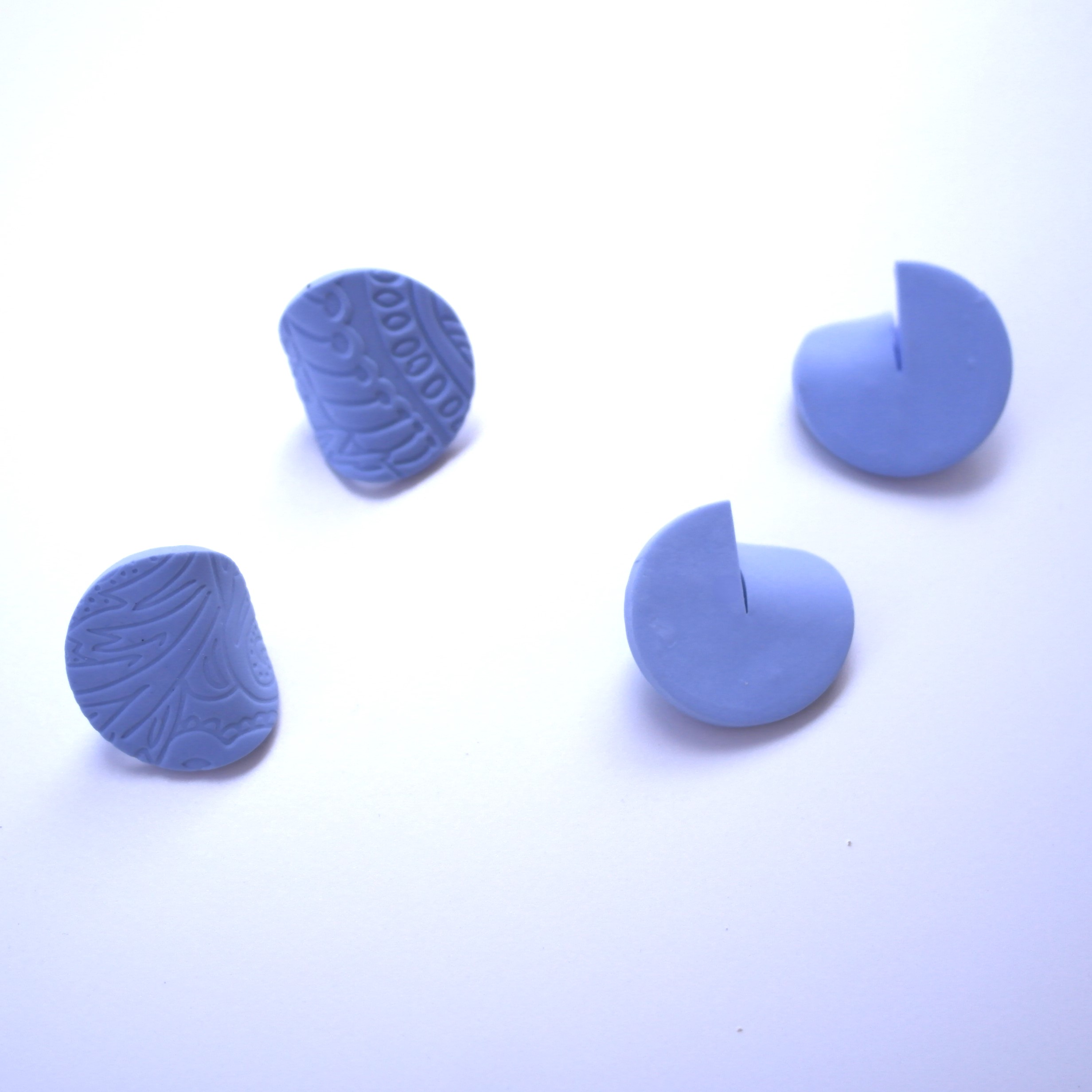 Livia Clay Earring Γαλάζιο