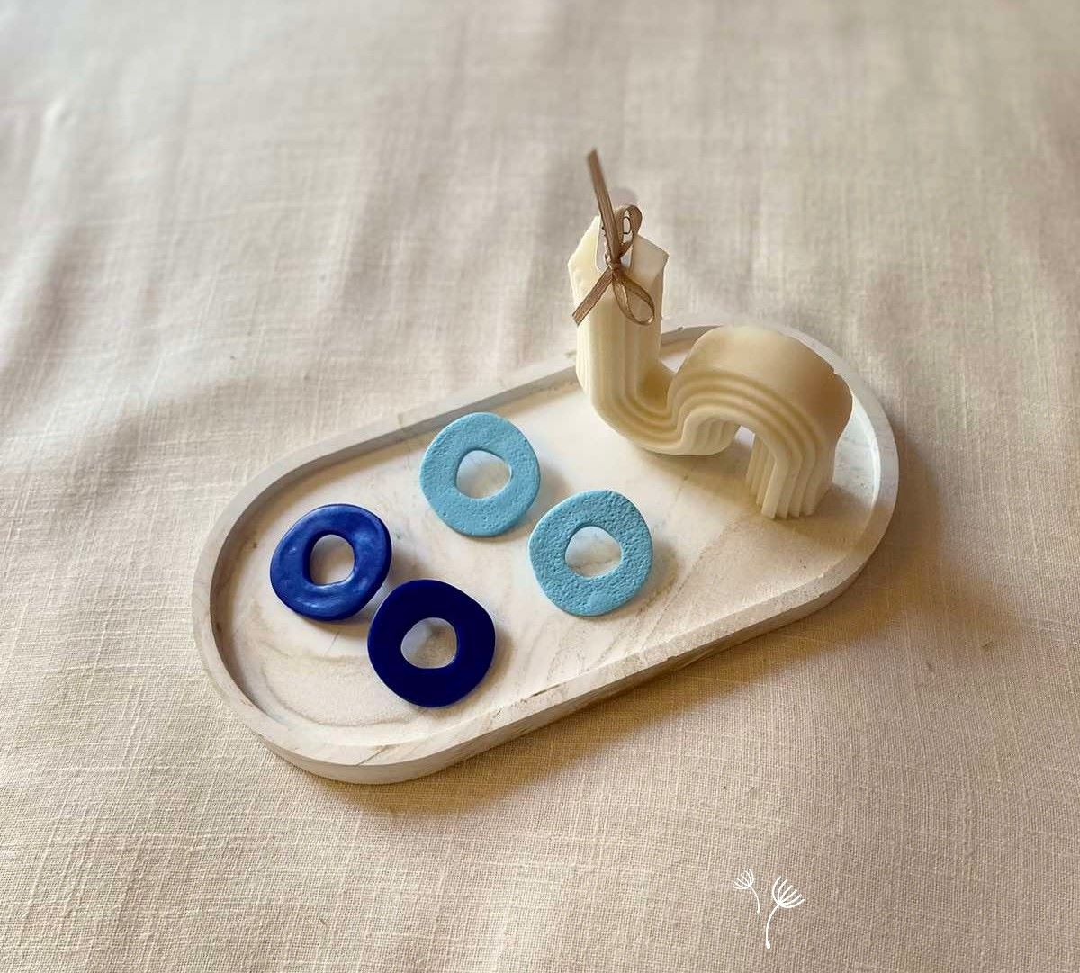Livia Clay Earring Πράσινο