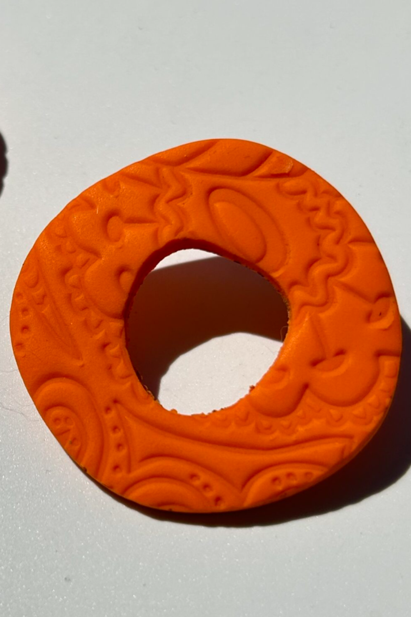 Happy Clay Earrings Orange Cycle