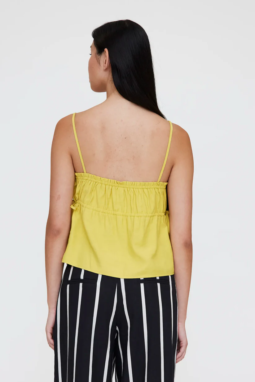 Κίτρινο Τιραντέ Τοπ