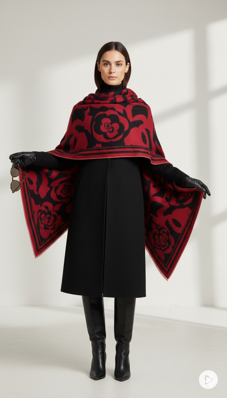 Γυναικείο Χειμωνιάτικο φουλάρι 