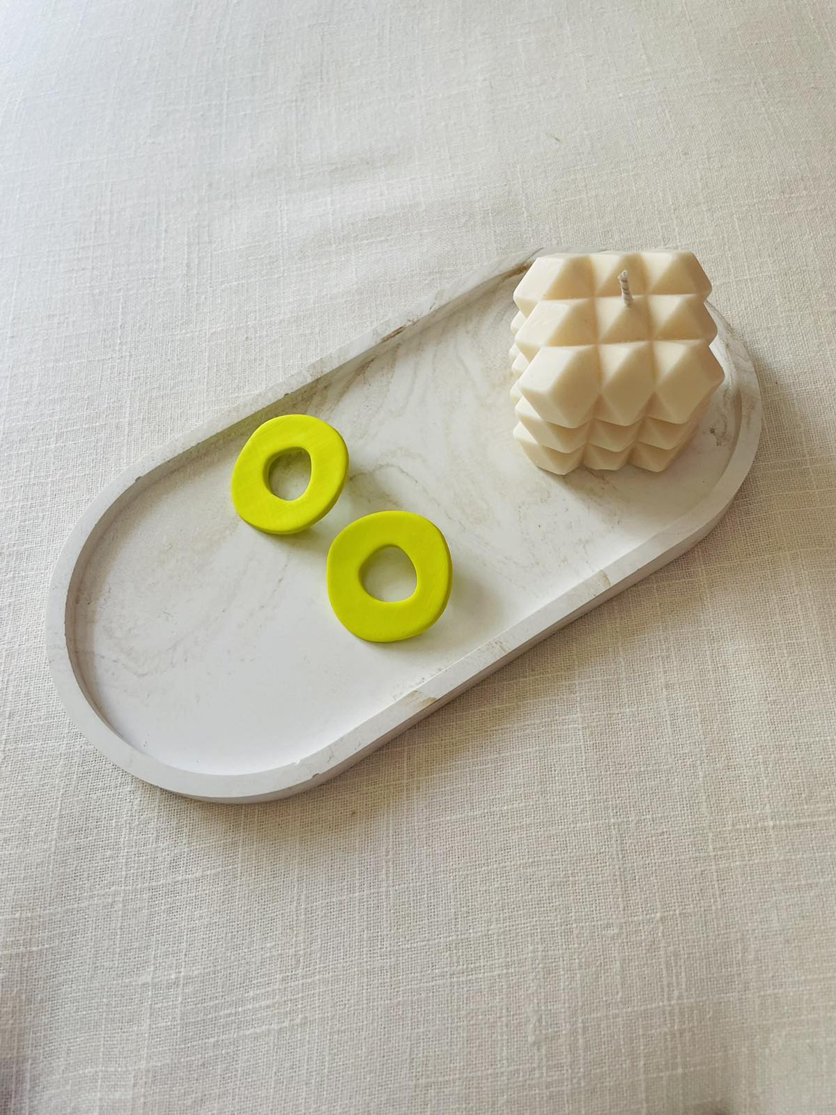 Livia Clay Earring Πράσινο