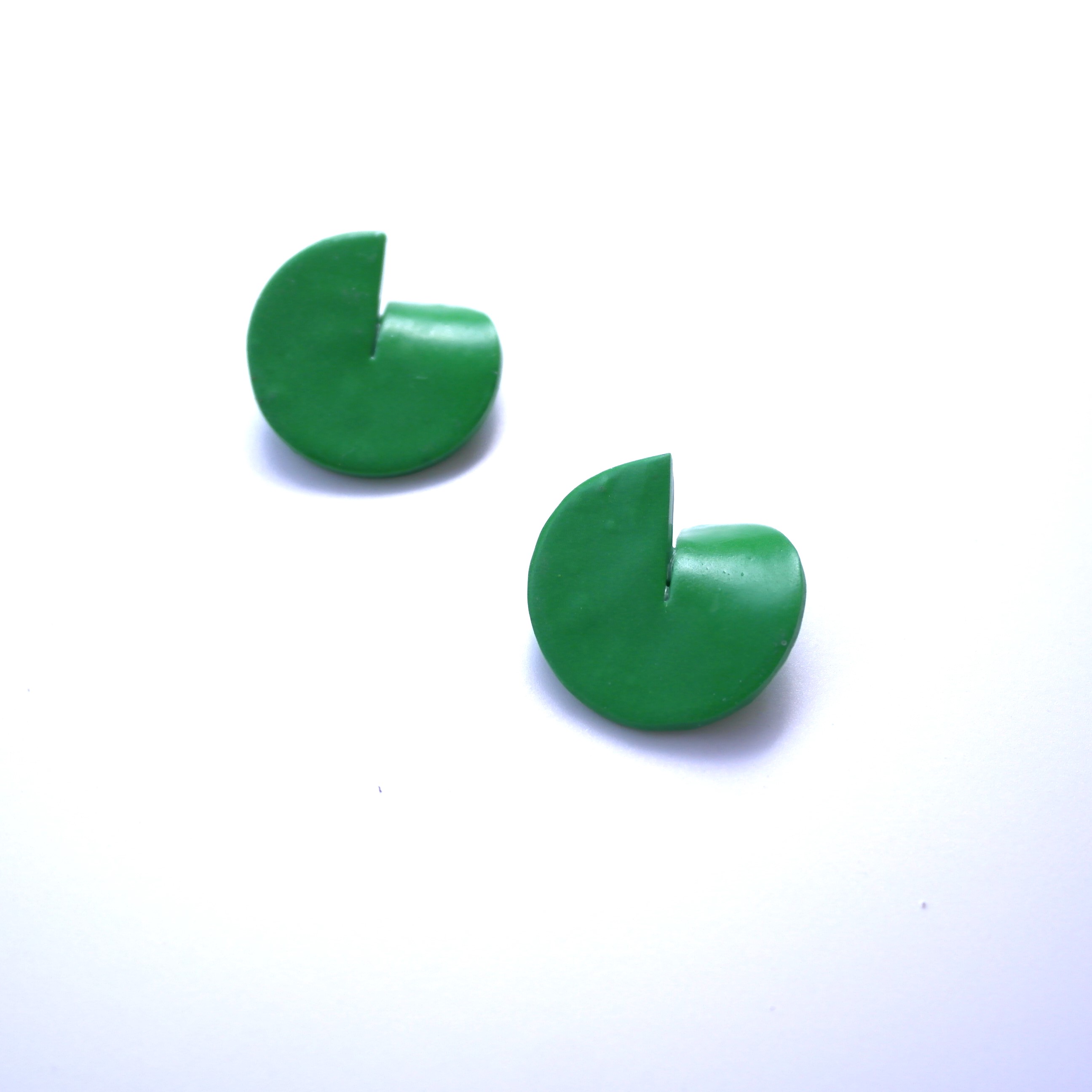Pac Man Σκουλαρίκια Πράσινα