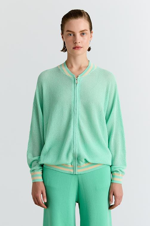 Πλεκτό Πανωφόρι με Φερμουάρ Marina V Paris