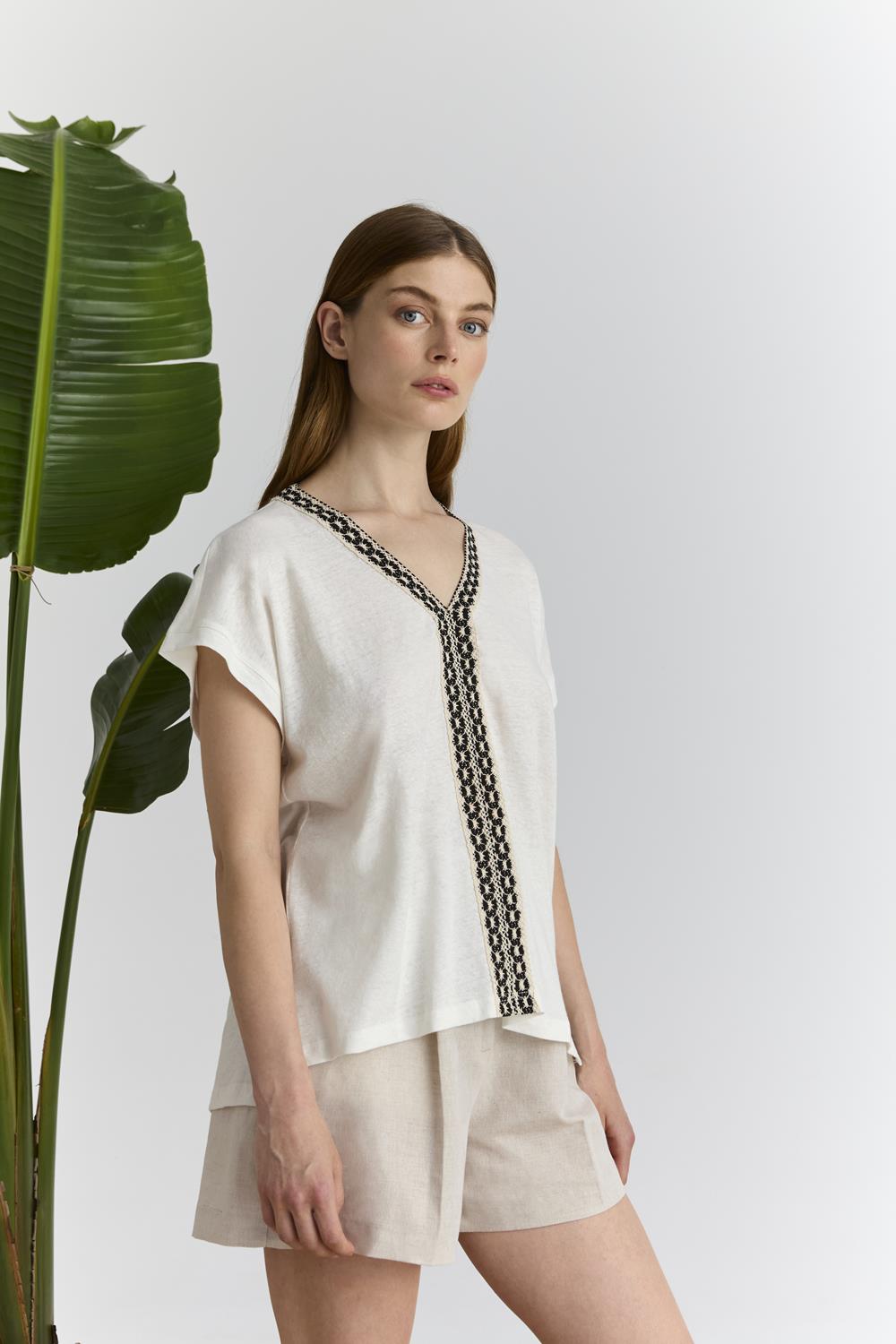 Μάξι Φούστα με Κέντημα 