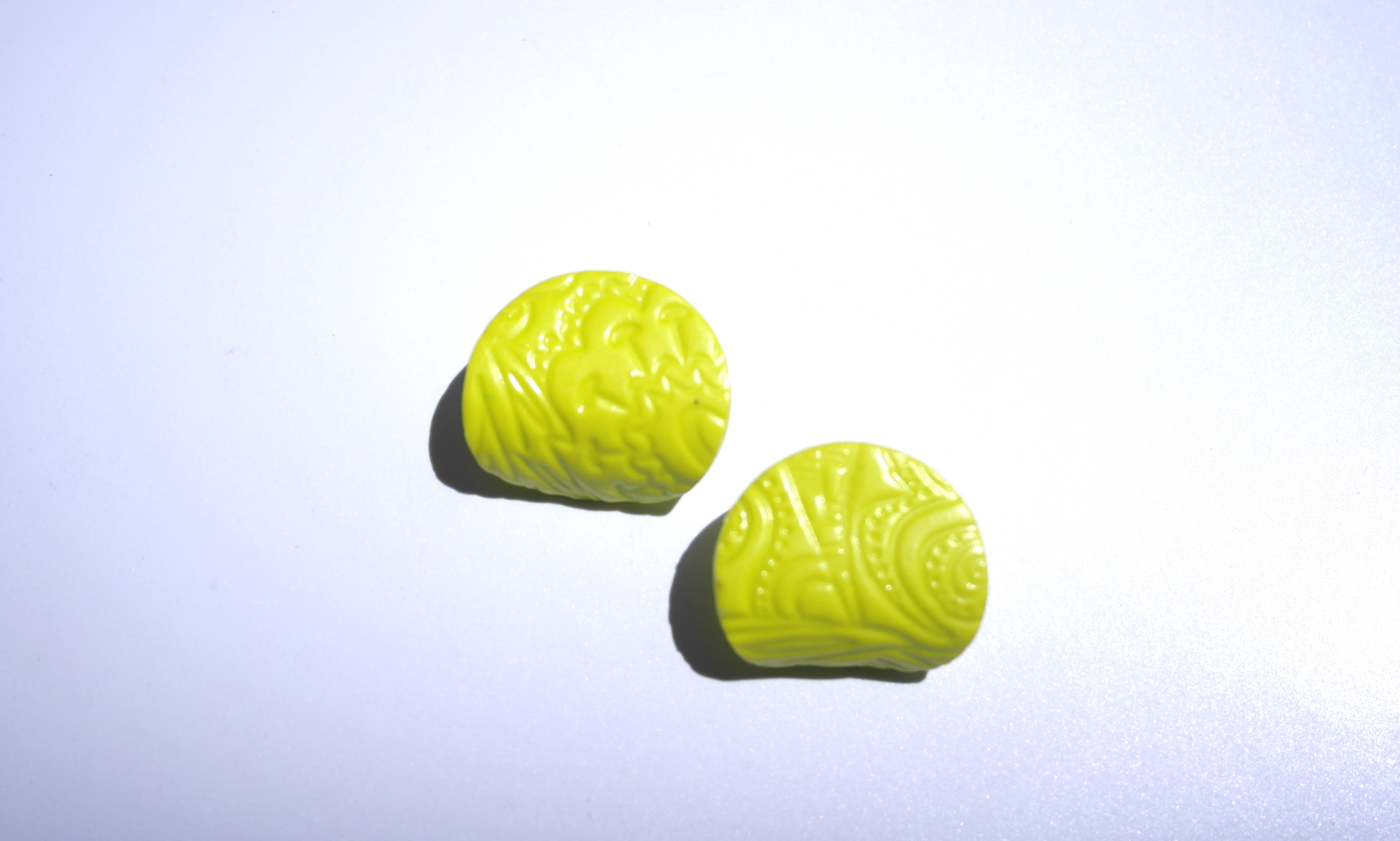 Livia Clay Earring Yellow