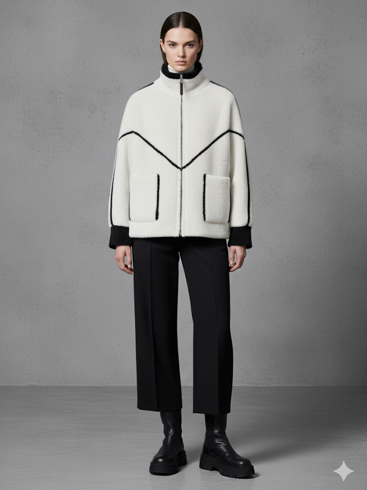 White wool Jacket